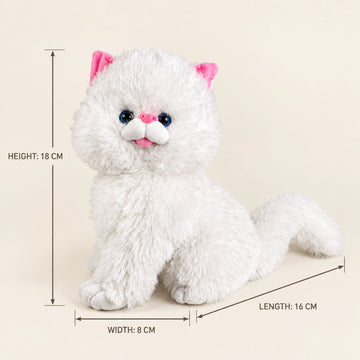 Snowflake the Persian Kitten Plush Toy (Large)