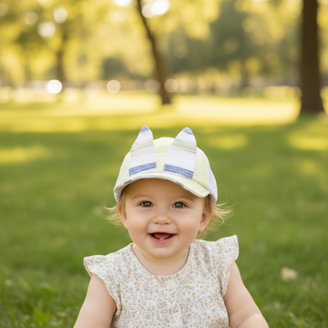 Yellow Bunny Ear Baby Cap