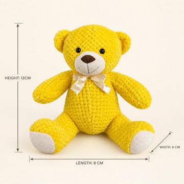 Sunny the Yellow Waffle Teddy Bear
